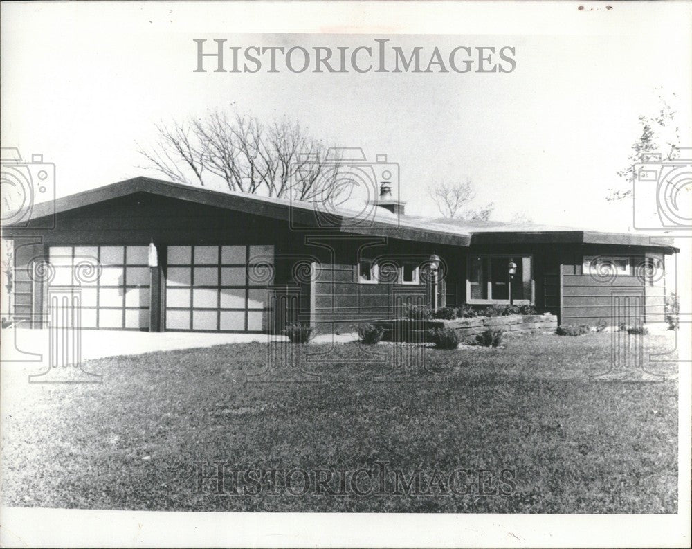 1978 Press Photo Scott Ankeny House Steel Beams - Historic Images