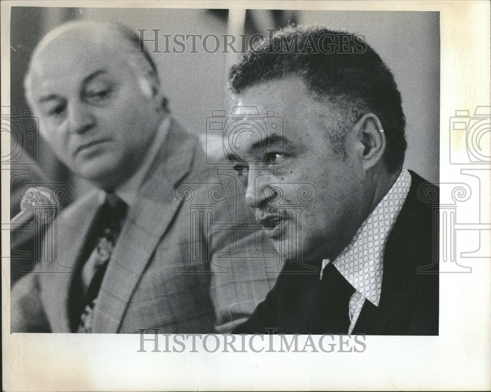 1974 Press Photo Joseph Alioto mayor San Francisco - Historic Images