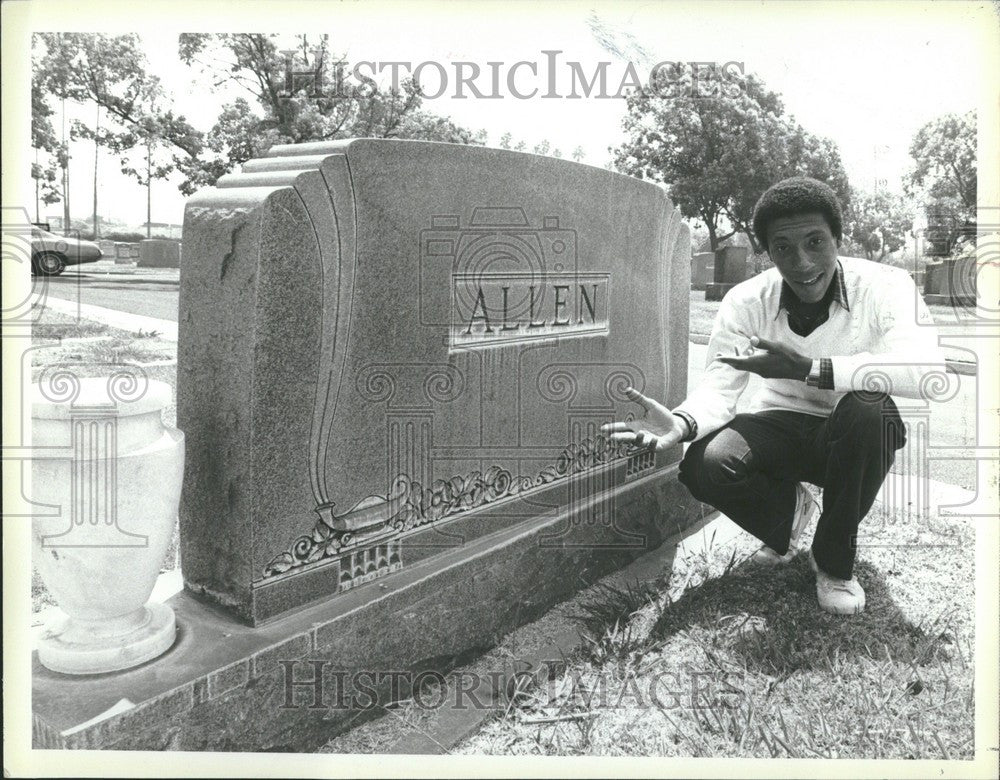 1981 Press Photo byron allen standup comedian - Historic Images