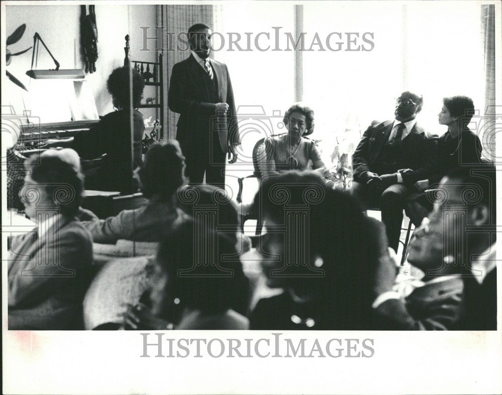 1981 Press Photo Private Concert - Historic Images