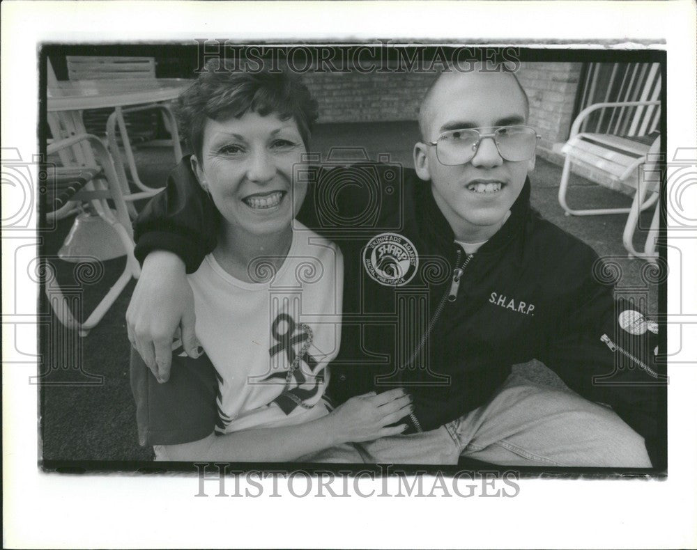 1992 Press Photo Dave Alexander Marilyn - Historic Images