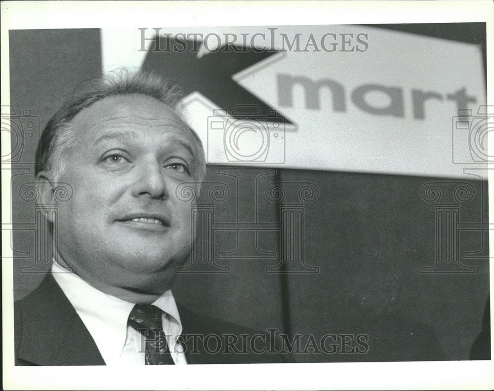 1986 Press Photo Joseph Antonini President  K Mart - Historic Images