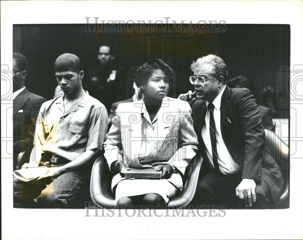 1990 Press Photo Tamarra Court The Preliminary Exam - Historic Images