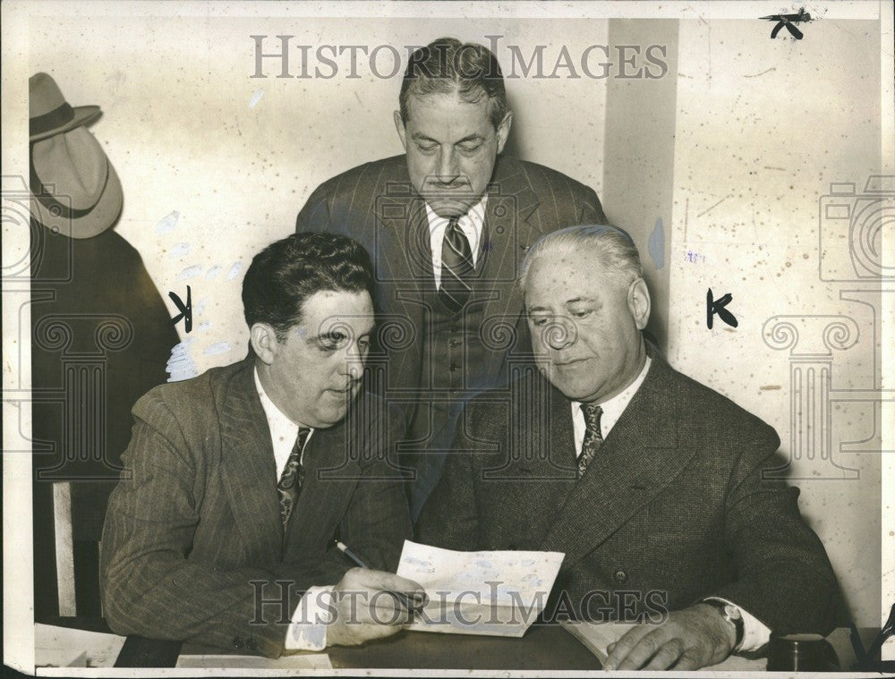 1945 Press Photo Frank X. Martel President of AFL - Historic Images