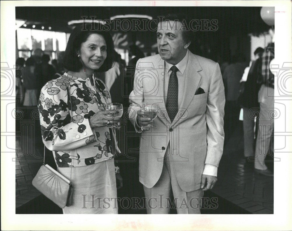 1985 Press Photo Bettejean and Edmund Ahee - Historic Images