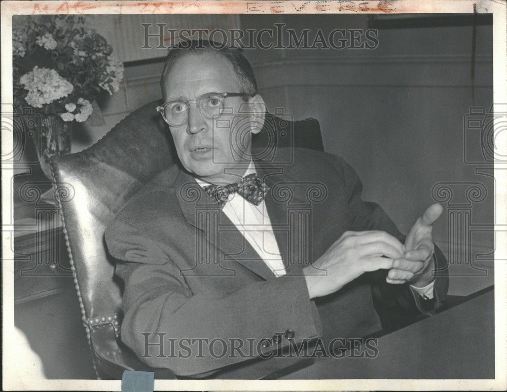 1956 Press Photo Robert Caret - Historic Images