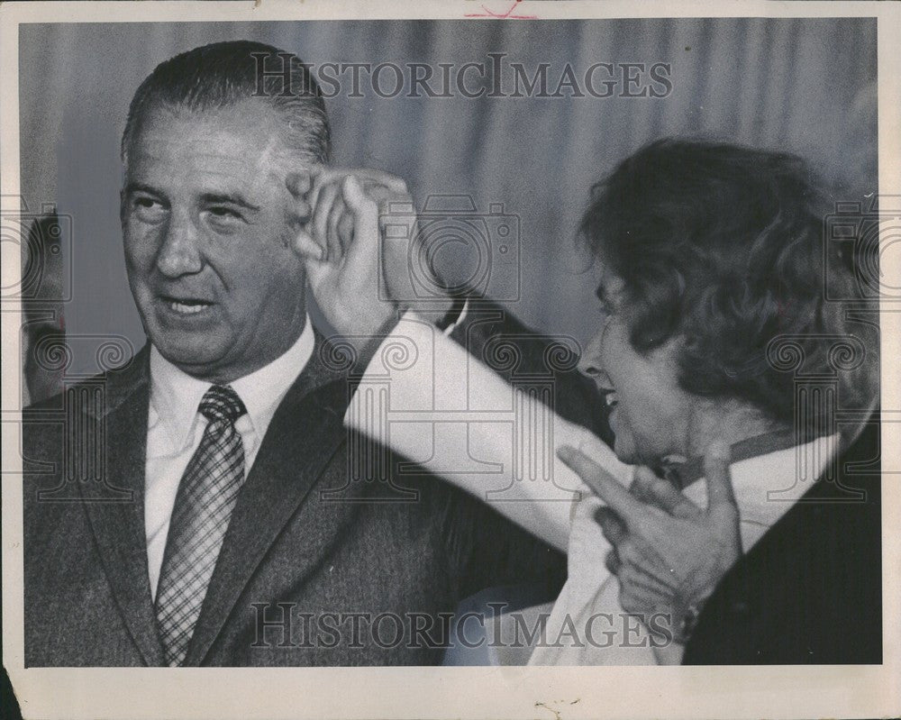 1970 Press Photo Spiro Agnew Vice President Nixon U. S. - Historic Images