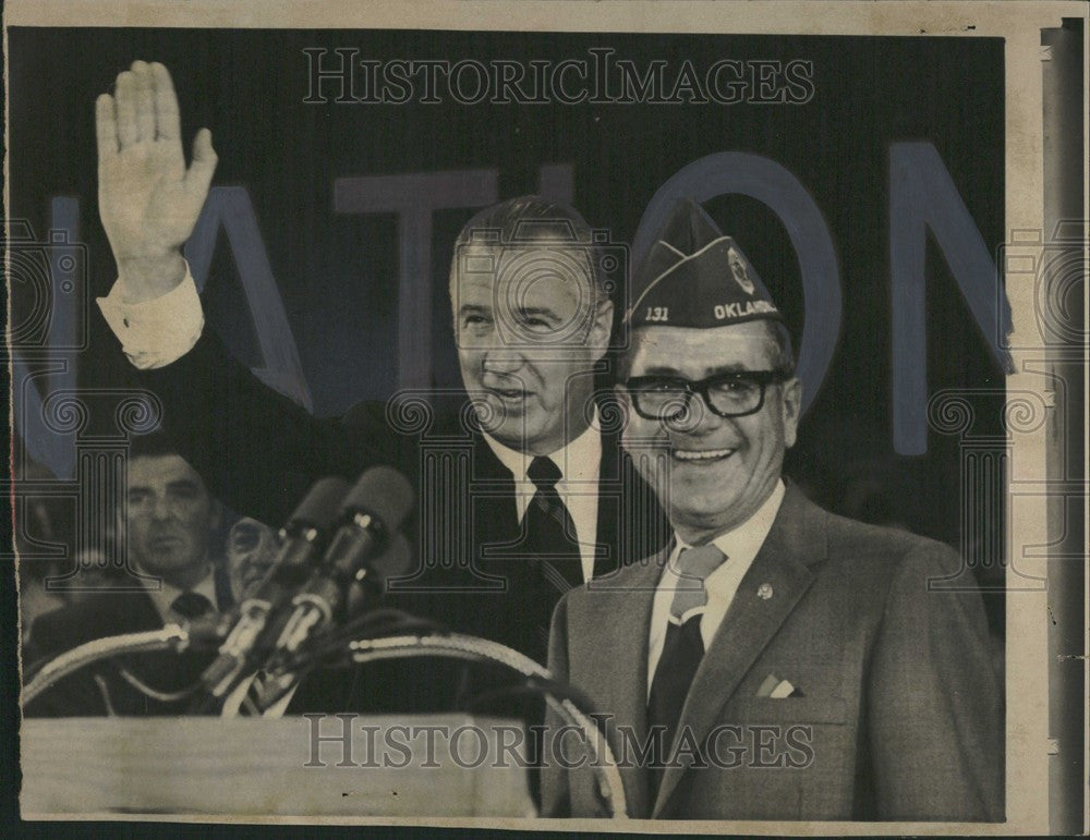 1970 Press Photo Spiro Agnew Vice President Nixon U. S. - Historic Images