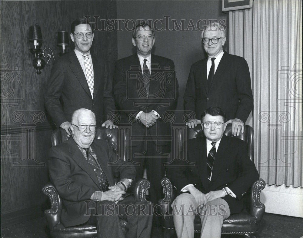 1992 Press Photo Mayors Gregg Berendt, Edmund Brady - Historic Images