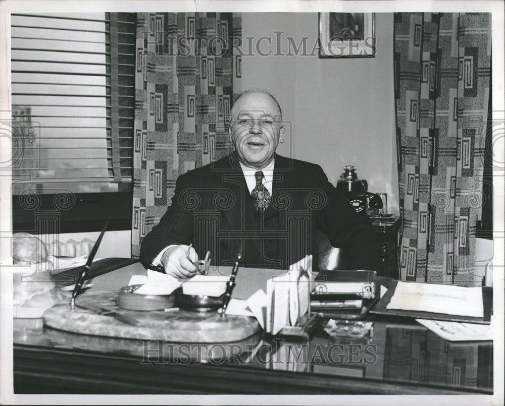 1952 Press Photo Wilber Brucker Republican Governor - Historic Images