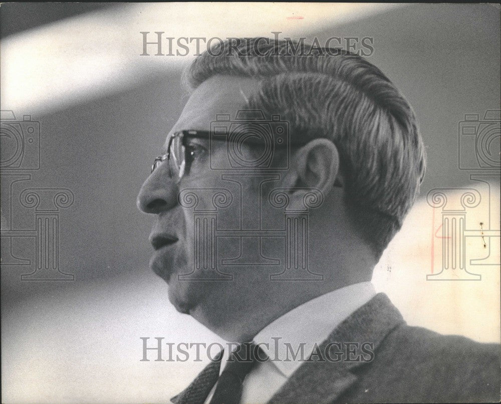 1970 Press Photo Irving Bluestone Chief Negotiator GM - Historic Images