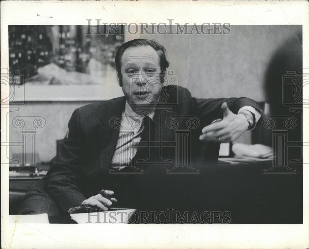 1979 Press Photo W. Michael Blumenthal CEO Bendix - Historic Images