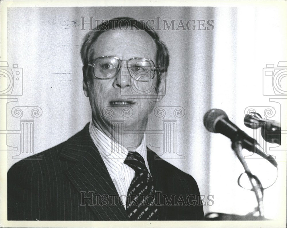 1979 Press Photo Werner Blumenthal Treasury Secretary - Historic Images