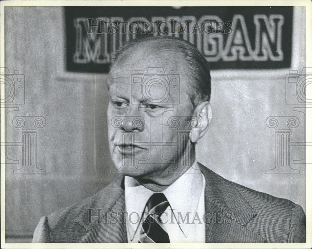 1979 Press Photo Gerald Ford President - Historic Images