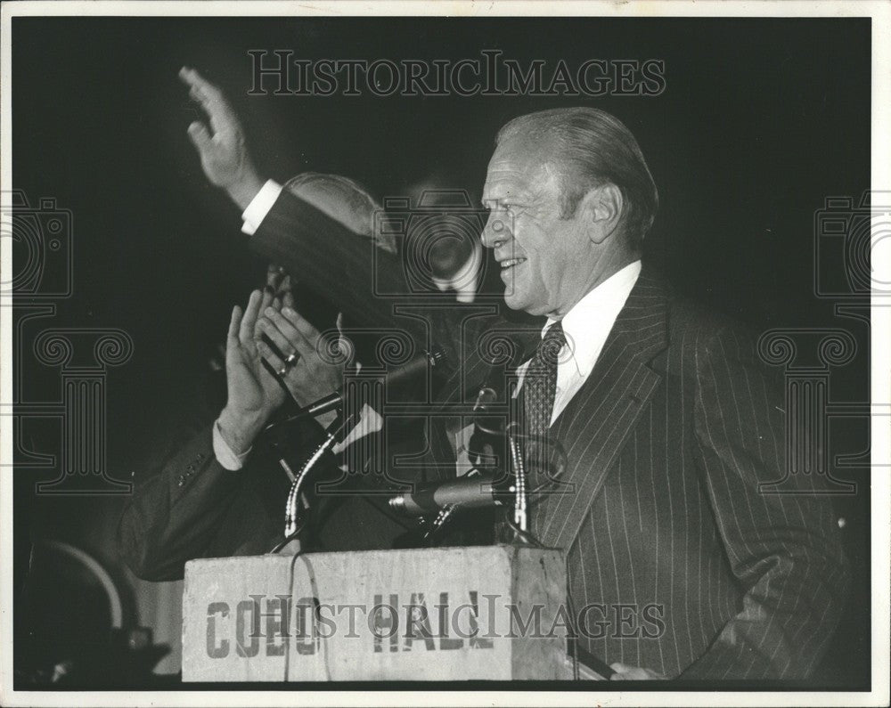 1979 Press Photo Gerald Ford  38th President - Historic Images