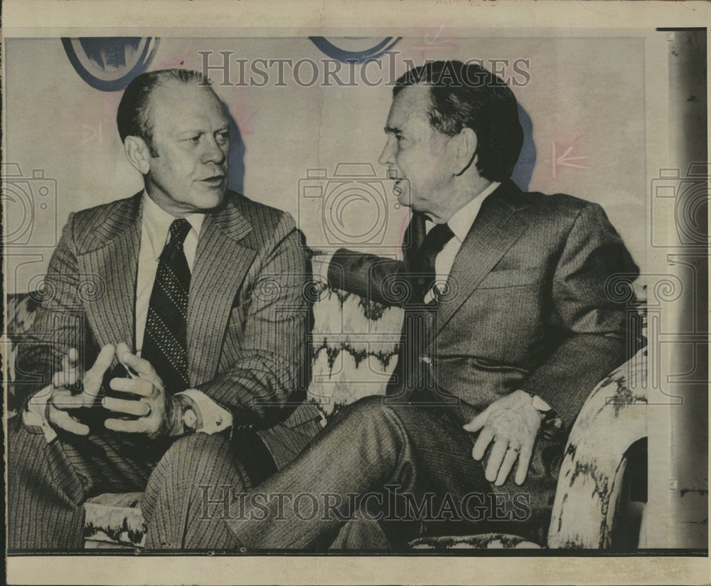 1973 Press Photo Gerald Ford President - Historic Images