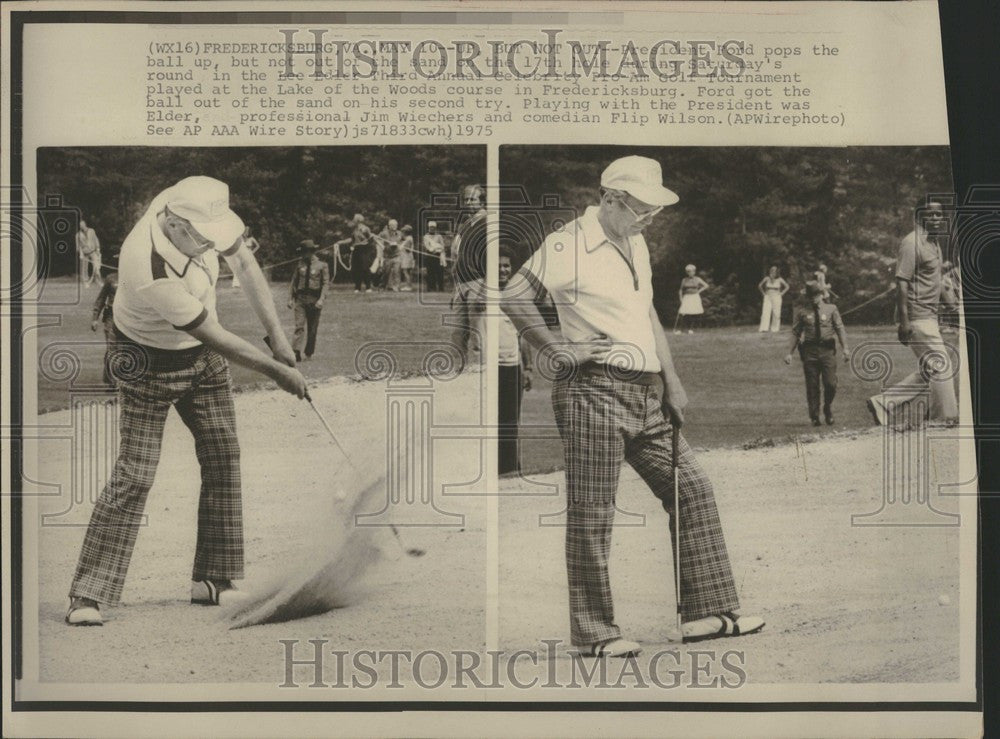 1975 Press Photo james wiechers golfer american - Historic Images