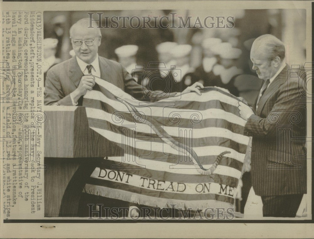 1975 Press Photo Gerald ford President Vice President - Historic Images