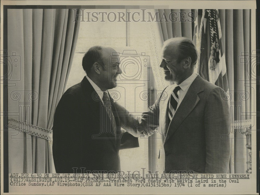 1974 Press Photo US President Gerald Ford 1974 series - Historic Images