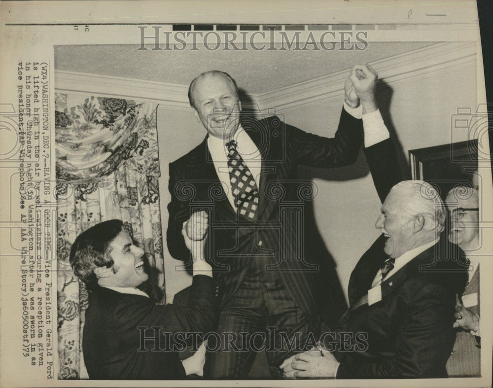 1973 Press Photo Gerald Ford, Vice President - Historic Images