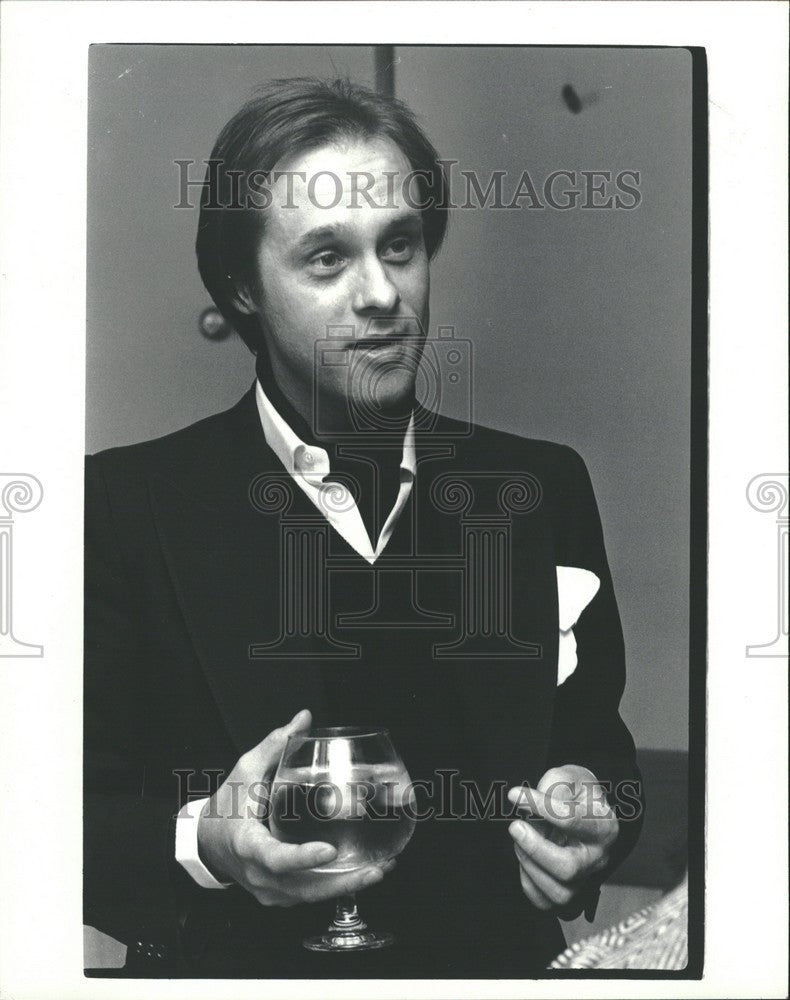 1981 Press Photo Ronaldus Shamusk fashion designer - Historic Images