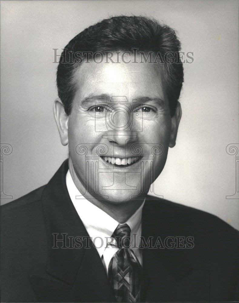 1995 Press Photo Don Shane Sports Anchor - Historic Images