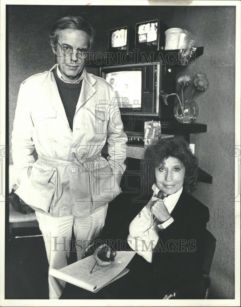 1982 Press Photo Bob and Ann Shanks &quot;Good afternoon Det - Historic Images