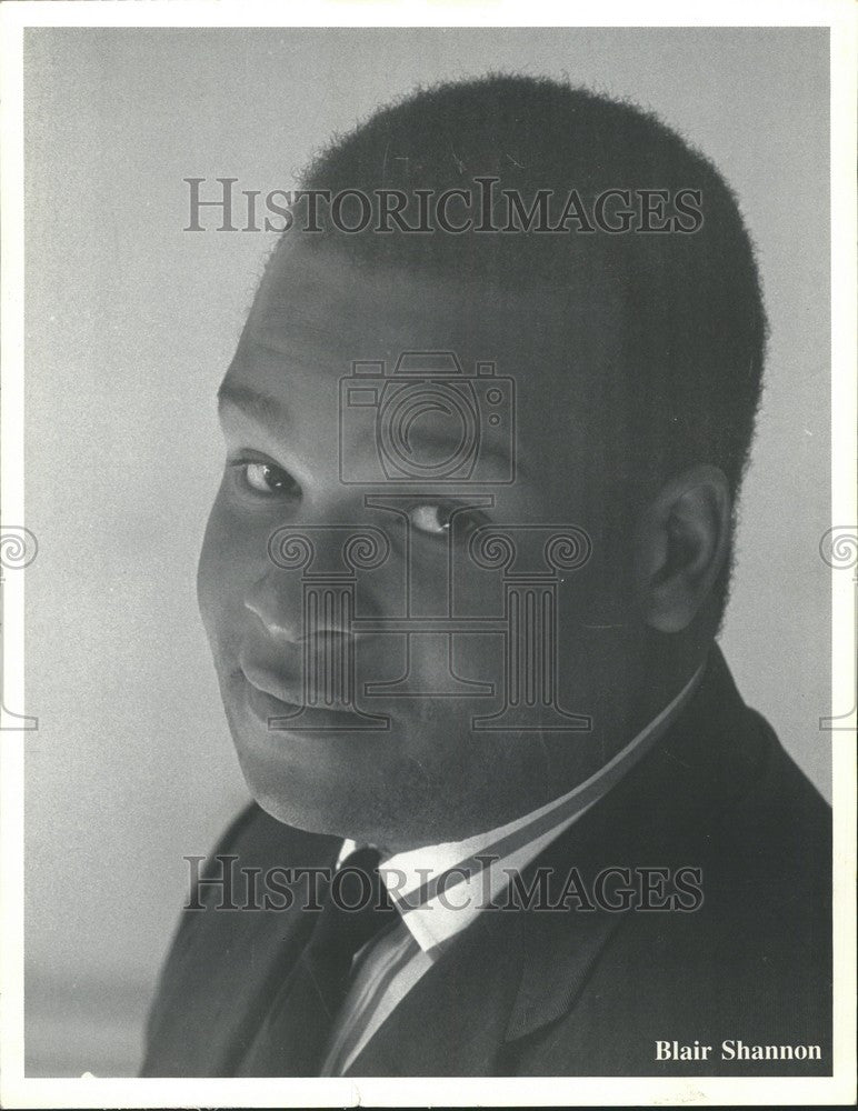 Press Photo Blair Shannon actor comedian - Historic Images