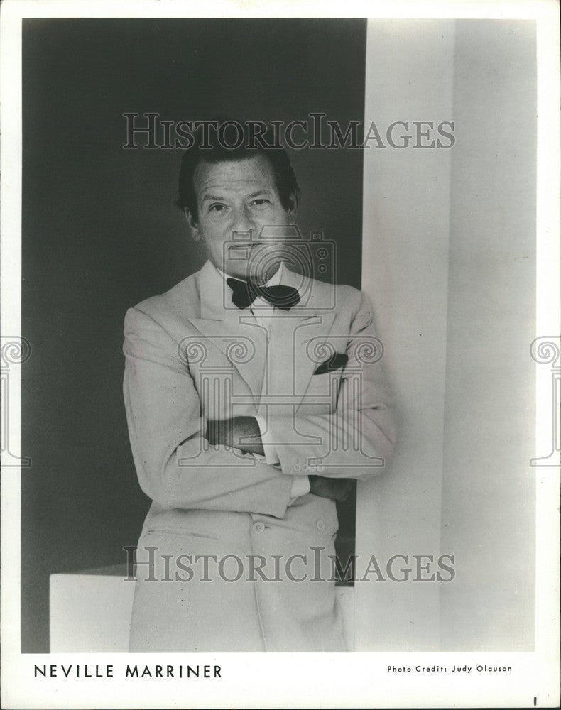 1981 Press Photo Neville Marriner Sibelius - Historic Images