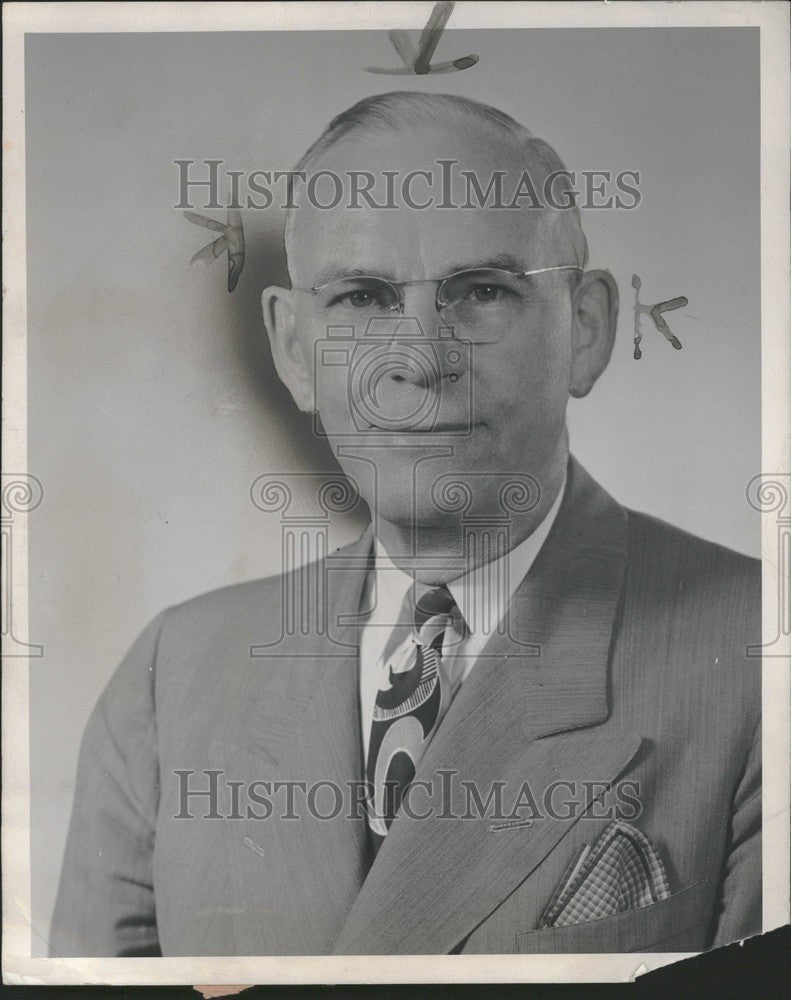 1949 Press Photo Ben Marsh Bell Telephone Michigan - Historic Images