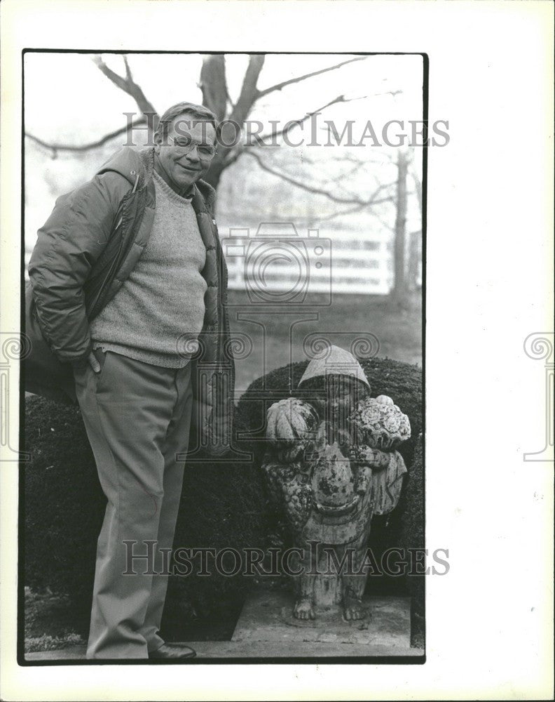 1988 Press Photo John Swainson US state Michigan - Historic Images