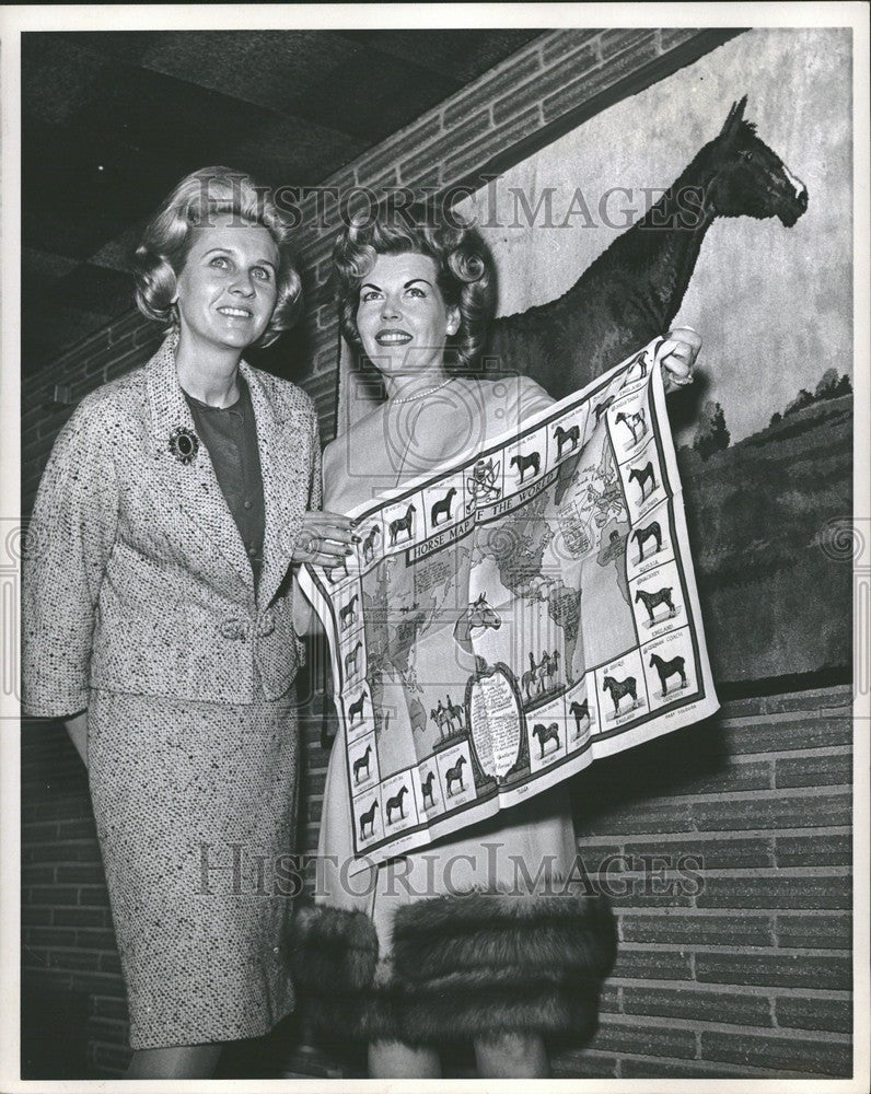 1965 Press Photo Mrs John B. Swainson Mrs Gerald Rackey - Historic Images