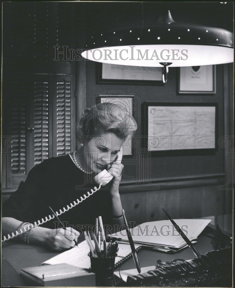 1962 Press Photo Mrs.Swainson Governor Michigan - Historic Images