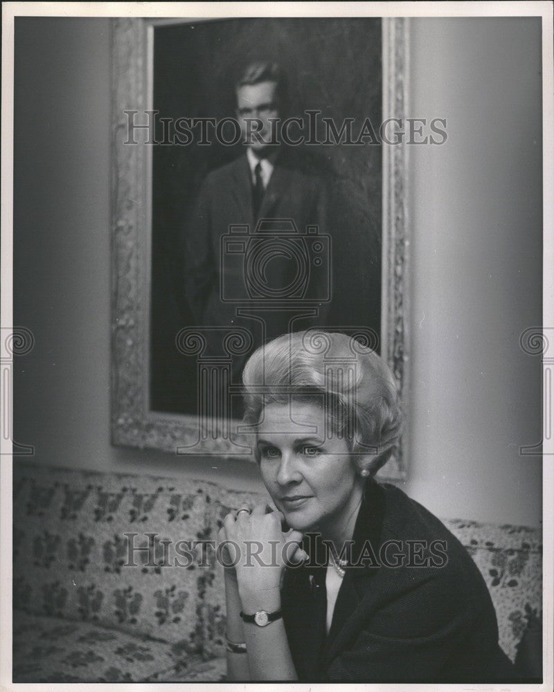 1963 Press Photo Mrs. John Swainson - Historic Images