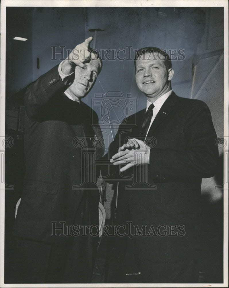 1962 Press Photo John Swainson television debate - Historic Images