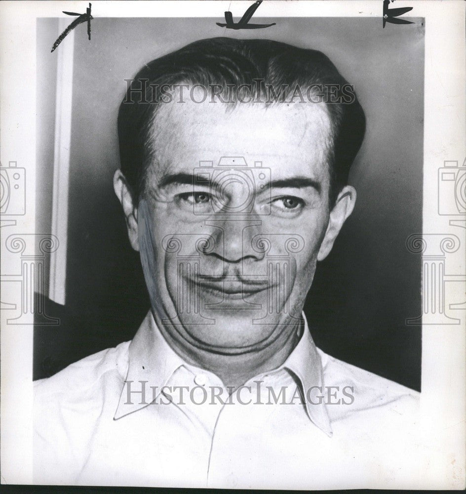 1952 Press Photo Willie Sutton U.S. bank robber - Historic Images