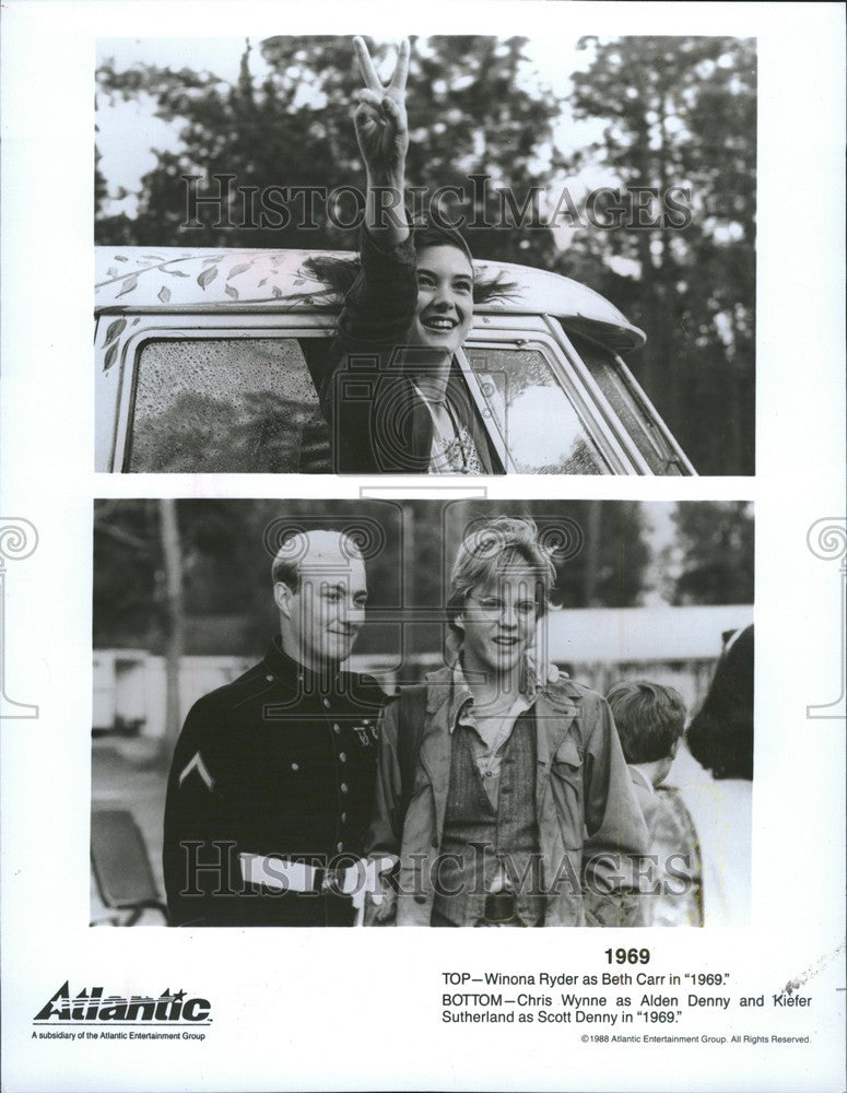 1989 Press Photo Kiefer Sutherland Canadian actor - Historic Images