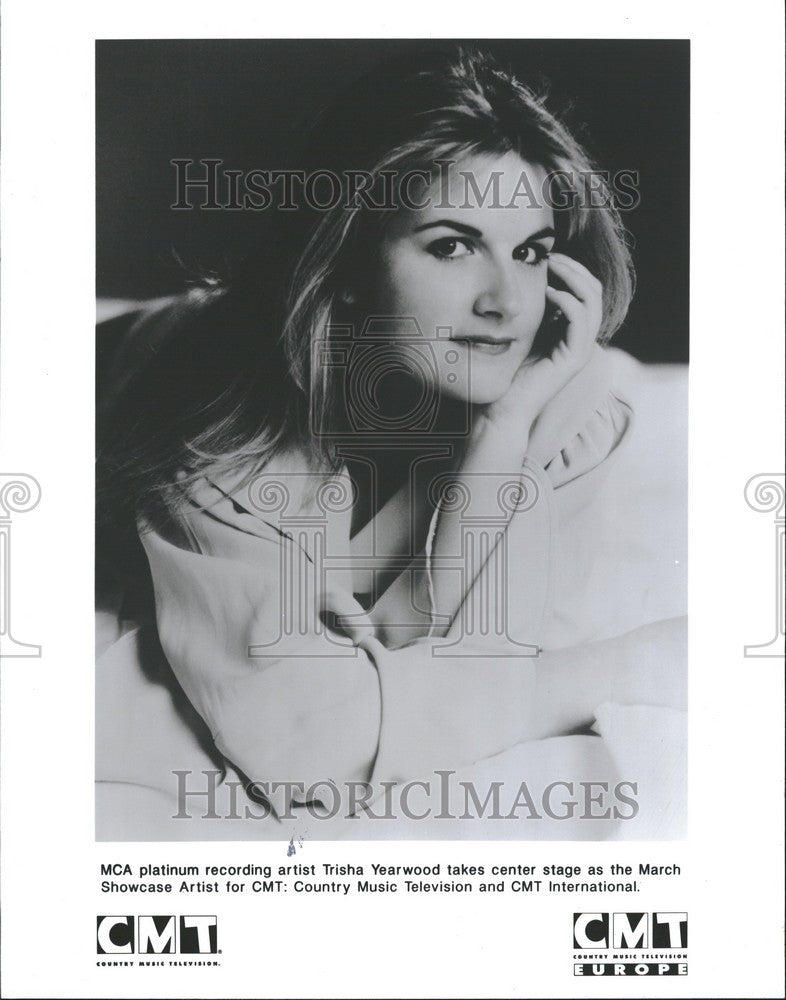 1995 Press Photo Trisha Yearwood Country Music - Historic Images