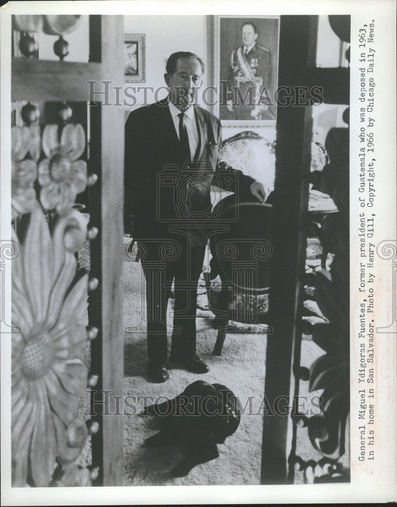 1967 Press Photo geon miguel san salvador president - Historic Images