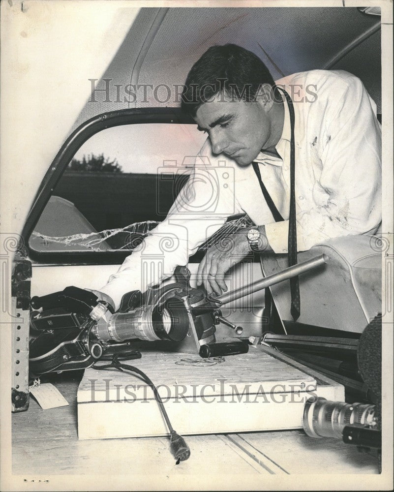 1961 Press Photo Ted Yates Grosse Pointe Park TV - Historic Images