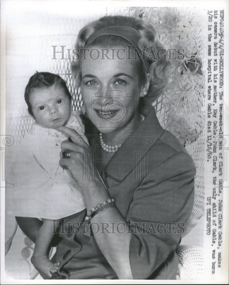 Press Photo John Clark Cable Actor Gabie Kay - Historic Images