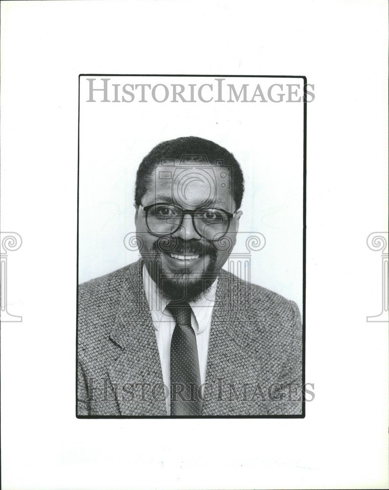 1991 Press Photo Larry Gabriel Free Press Editor - Historic Images