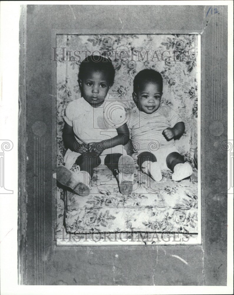 1983 Press Photo Curtis Gadson child - Historic Images