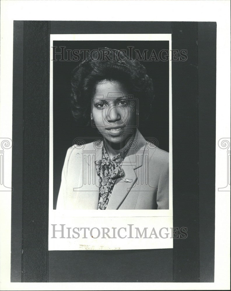 1983 Press Photo Trudy Gallant "Video Detroit" WTVX - Historic Images