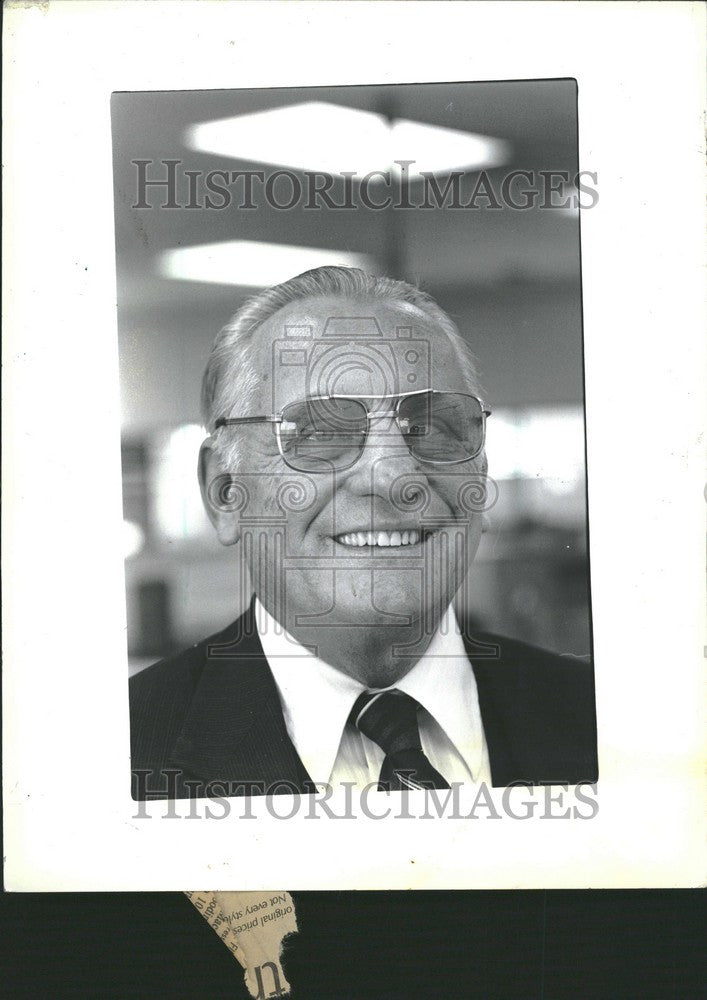 1985 Press Photo FRANCHUK CHAIRMAN - Historic Images