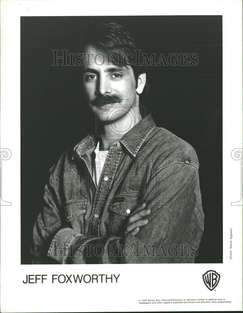 1995 Press Photo Jeff Foxworthy Comedian - Historic Images