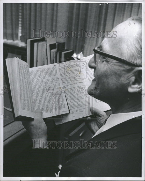 Leon Black Rabbi 1963 Press Photo Rabbi Leon Dram - Historic Images