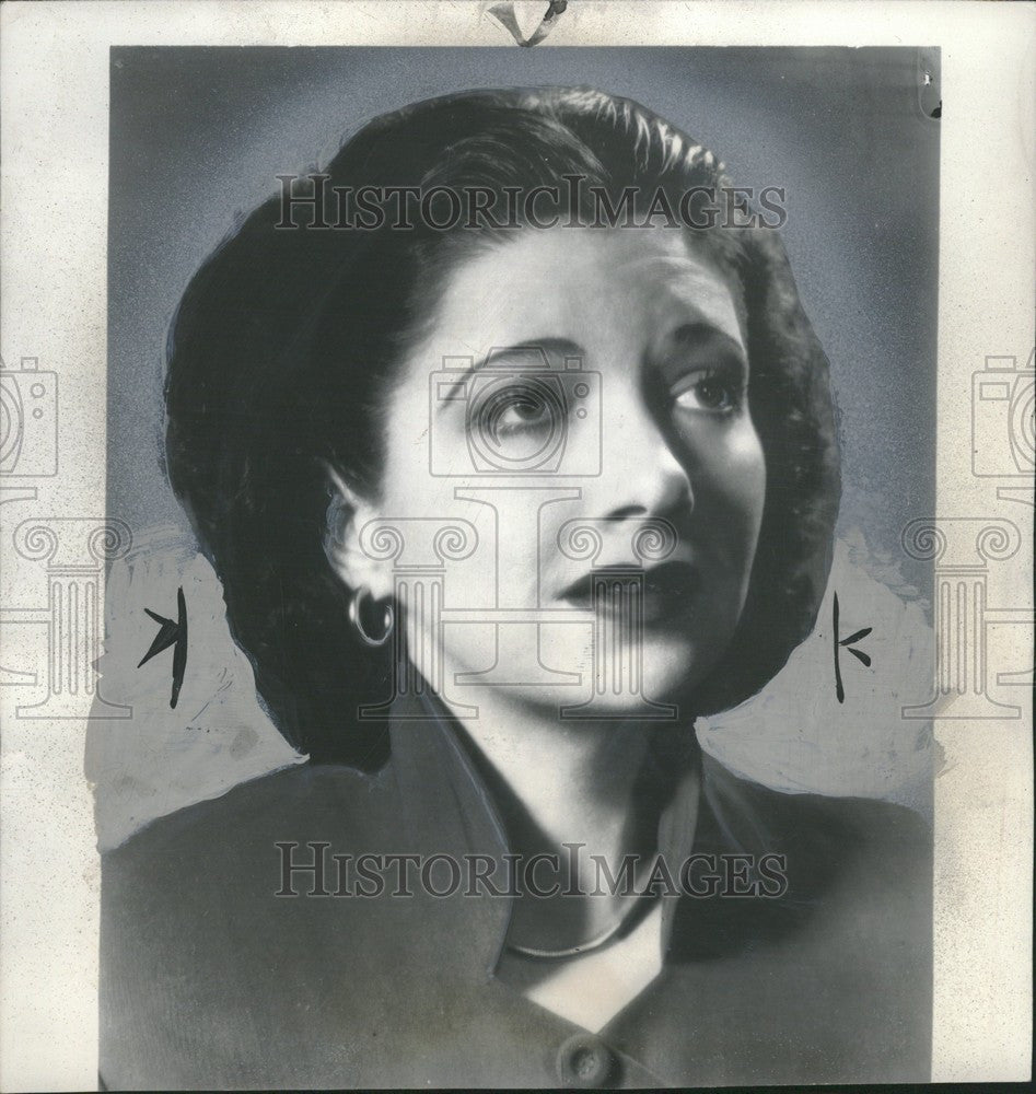 1948 Press Photo Kay Francis American actress - Historic Images