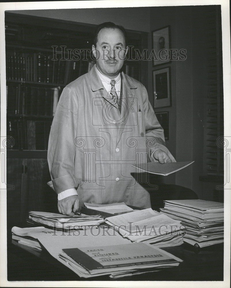 1952 Press Photo Dr. Thomas J. Francis - Historic Images