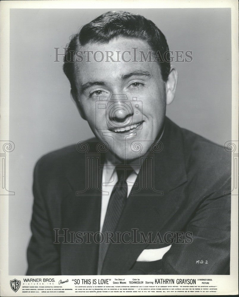 1953 Press Photo So This Is Love Film William Collier - Historic Images